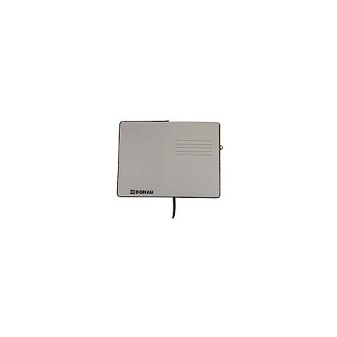 Taccuino con copertina in tessuto riciclata dai chicchi di caffè Donau - 96 ff ricilati da 80 g/m² - conf. 3 pz -